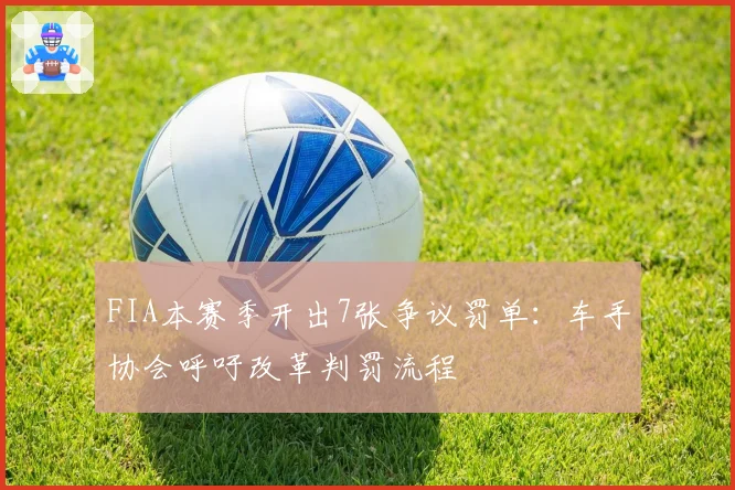 FIA本赛季开出7张争议罚单:车手协会呼吁改革判罚流程