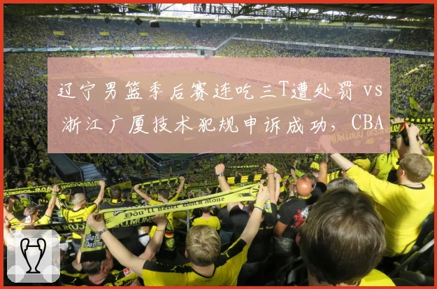 辽宁男篮季后赛连吃三T遭处罚 vs 浙江广厦技术犯规申诉成功,CBA裁判申诉机制对比__br_
